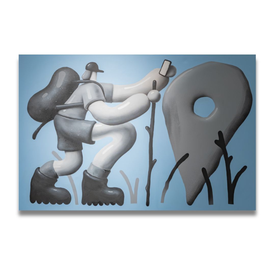 Martynas Auž - The Hike - Original Artwork