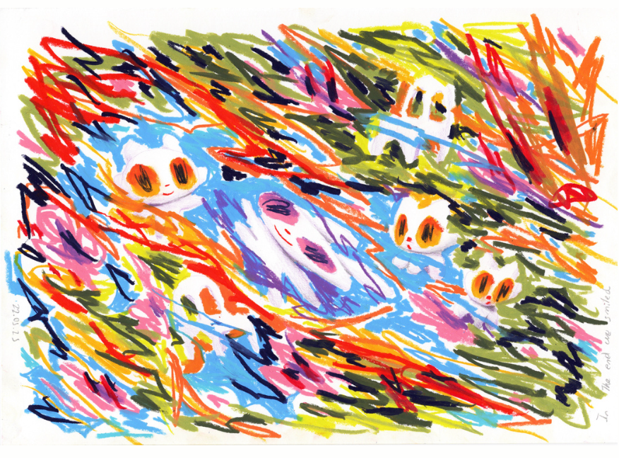 ‘In the End we Smiled’ (2025) - Paper Work by Mila Useche