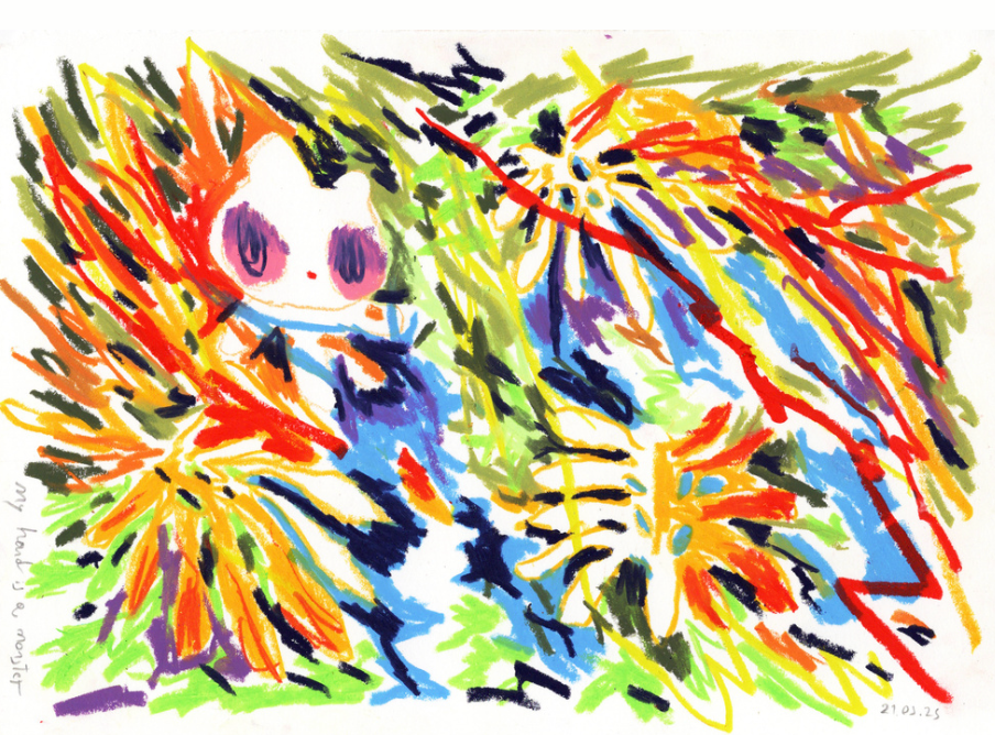 ‘My Hand is a Monster’ (2025) - Paper Work by Mila Useche