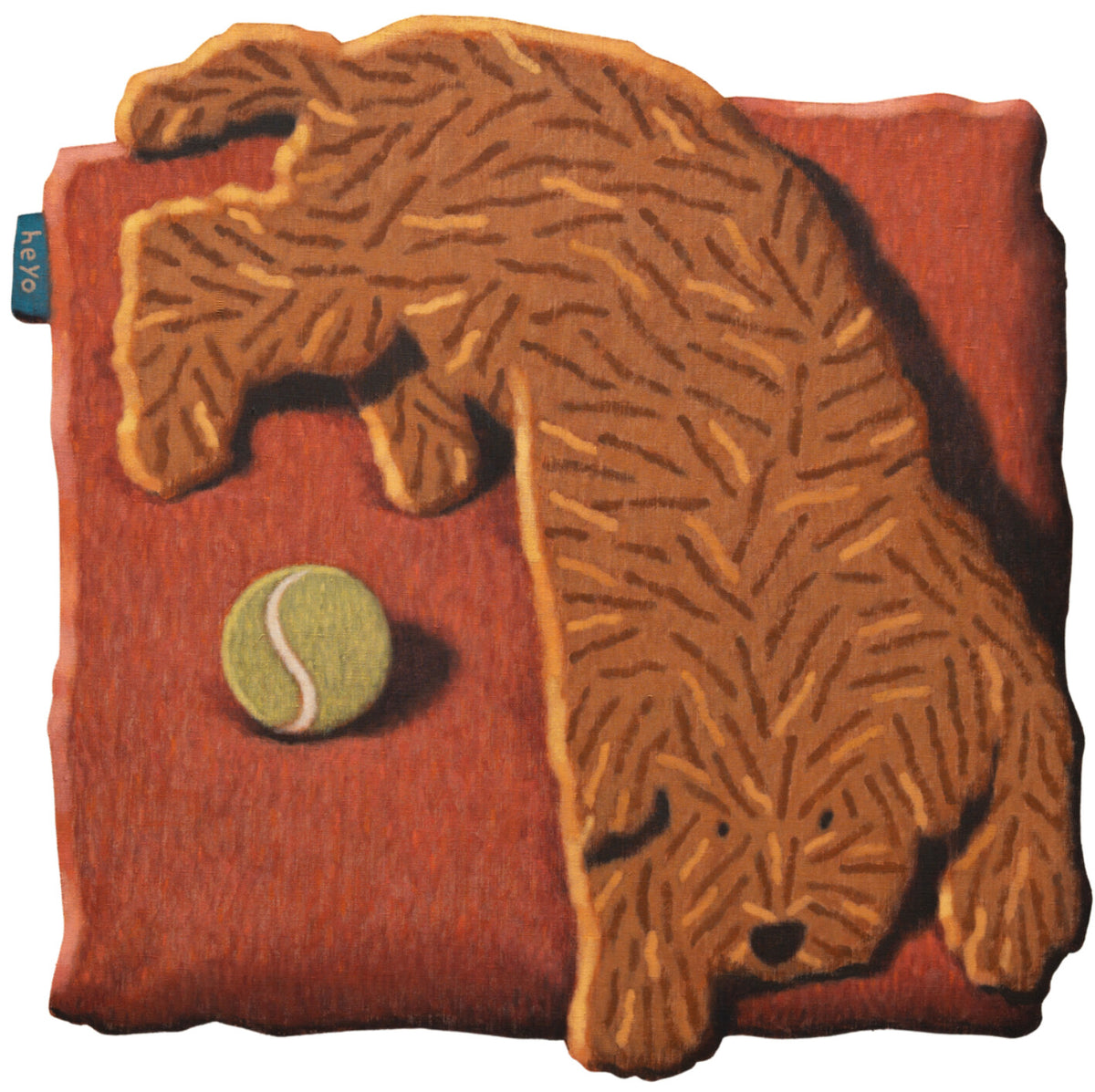 Heyo Lee - Hari on a cushion - Original Artwork