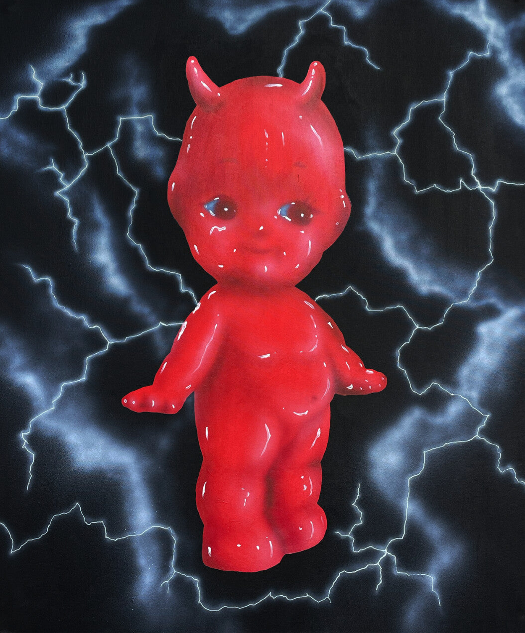 Samuel Almansa - Devil in the Storm - Original Artwork
