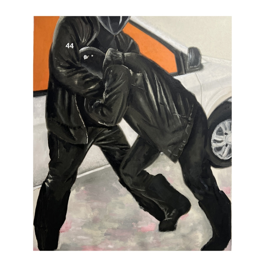 Yutaro Inagaki - Untitled (Inspired By The Picture of Kanye West Attacking Paparazzi) - Original Artwork