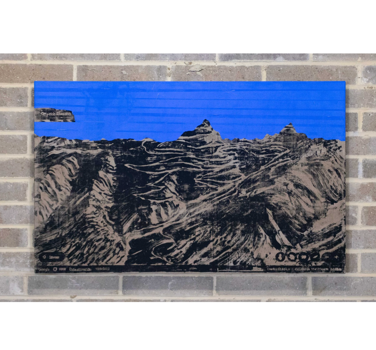 Jonah Hoffman - Market Landscape (Cobalt, Idaho) - Original Artwork