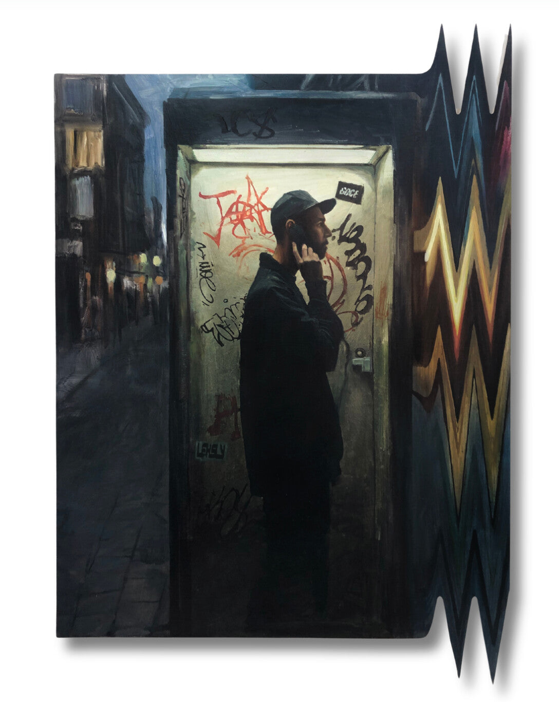 César Goce - Liquid Shadows 017 - Original Artwork
