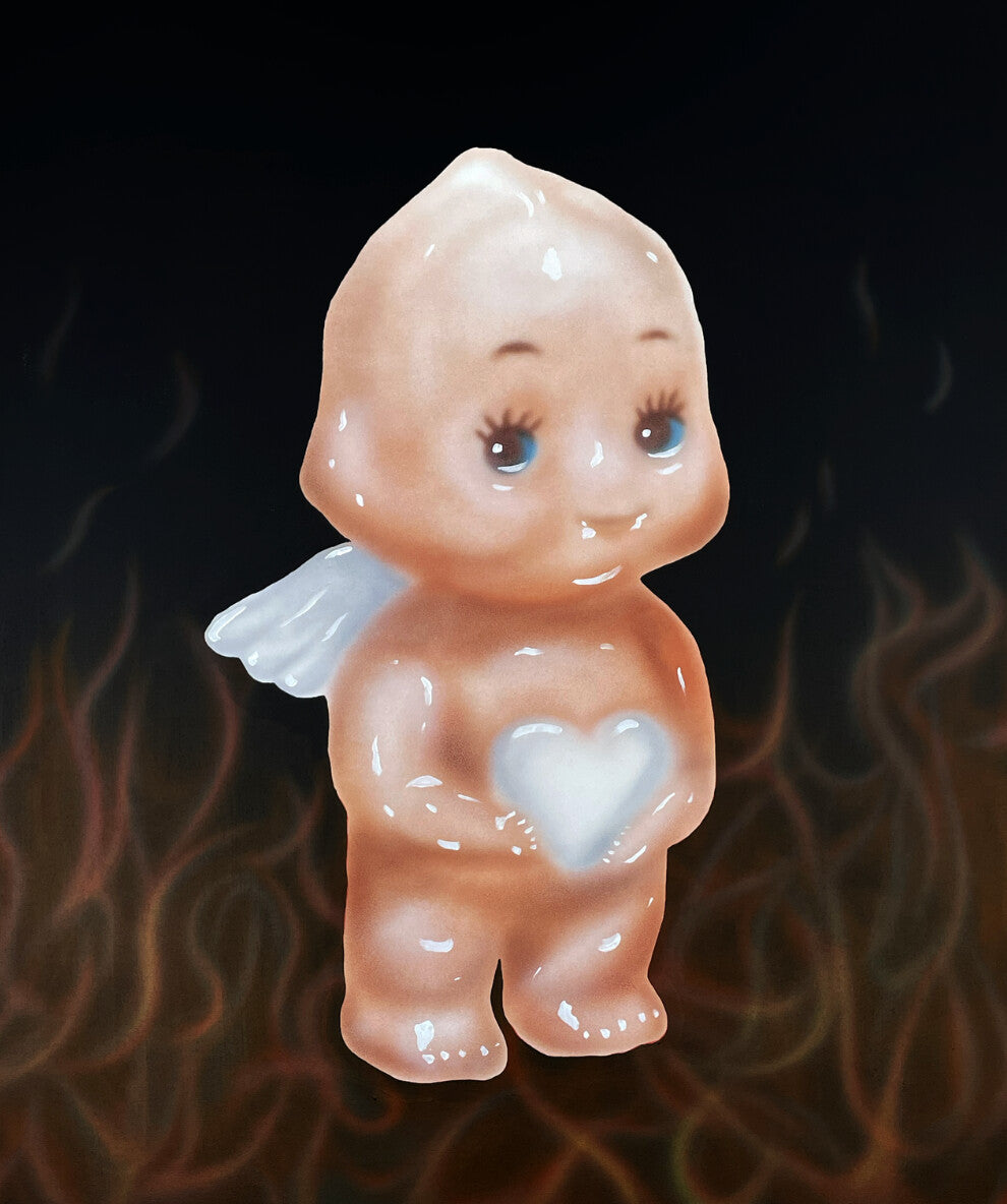 Samuel Almansa - Ángel en el infierno - Original Artwork