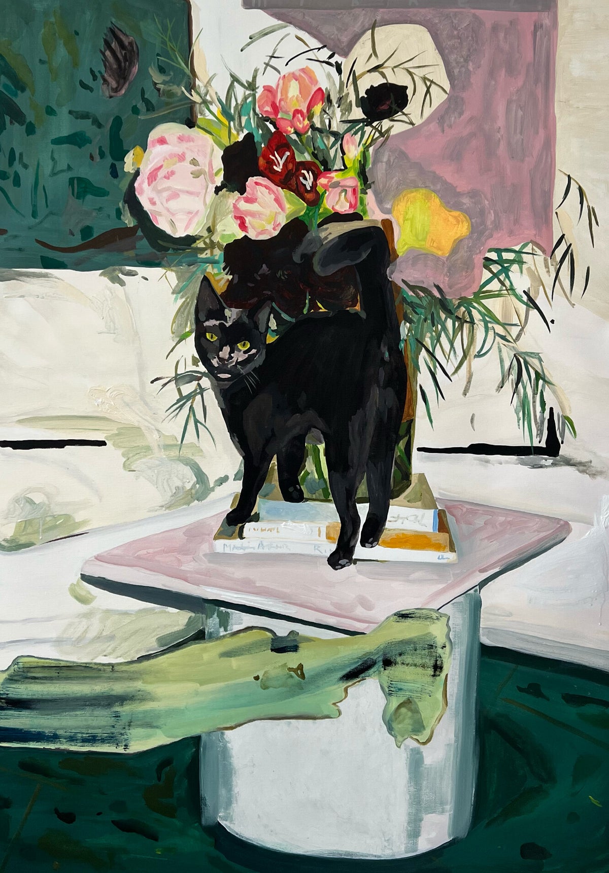 Mykhailo Piskur - Black Cat - Original Artwork